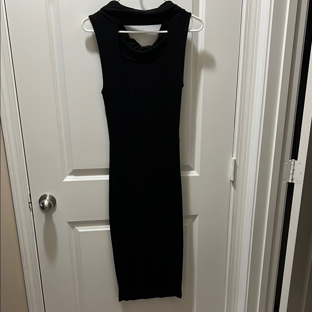 Elegant Black Sleeveless Dress